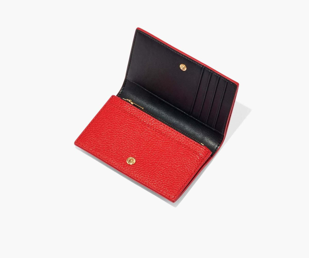 Marc Jacobs Cuero Small Bifold Wallet Rojas | 5280694-YC