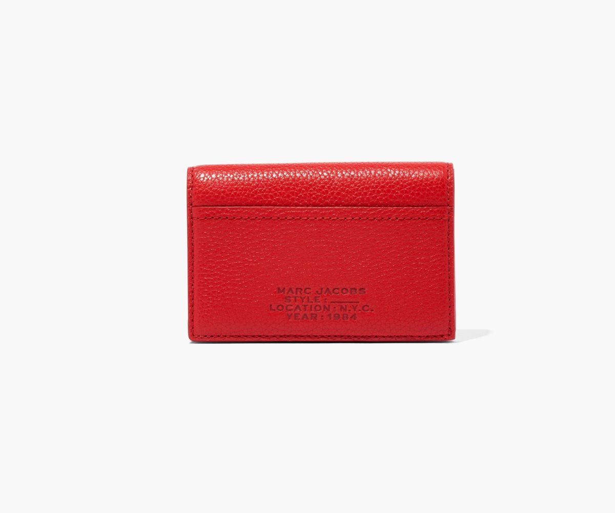 Marc Jacobs Cuero Small Bifold Wallet Rojas | 5280694-YC