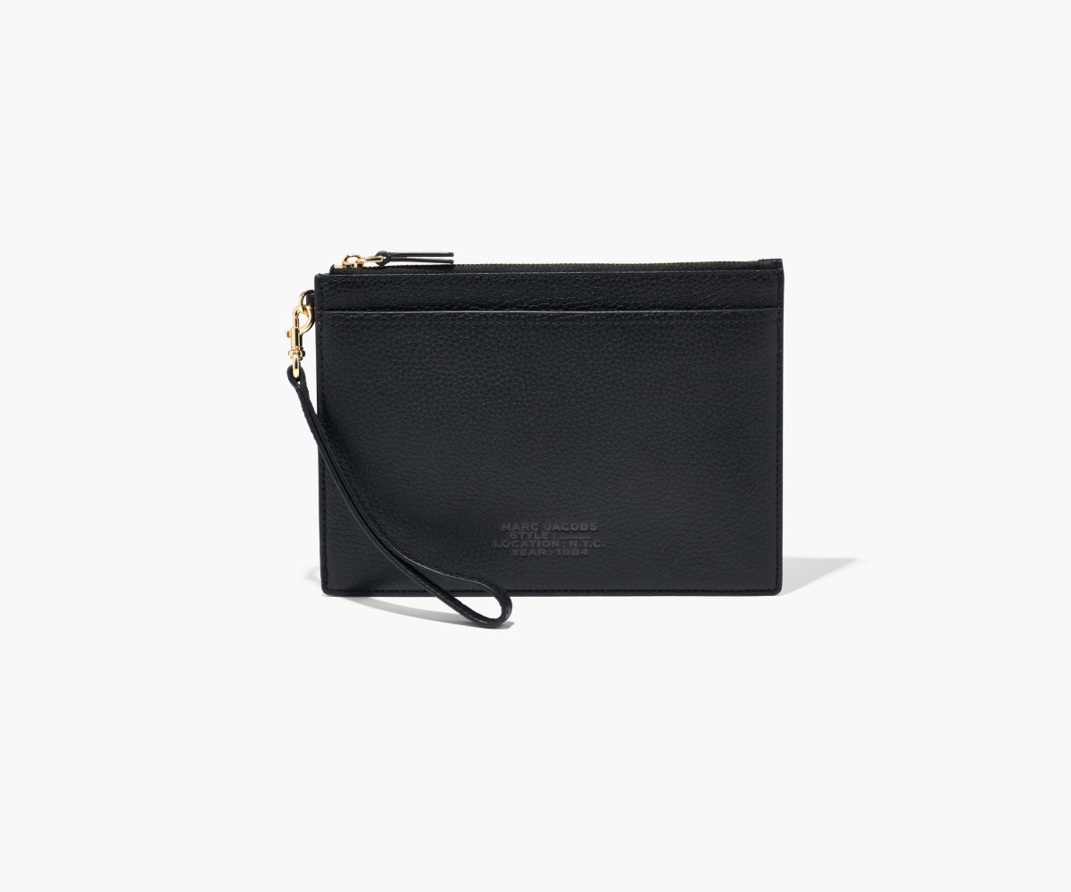 Marc Jacobs Cuero Small Wristlet Negras | 1956304-ZV