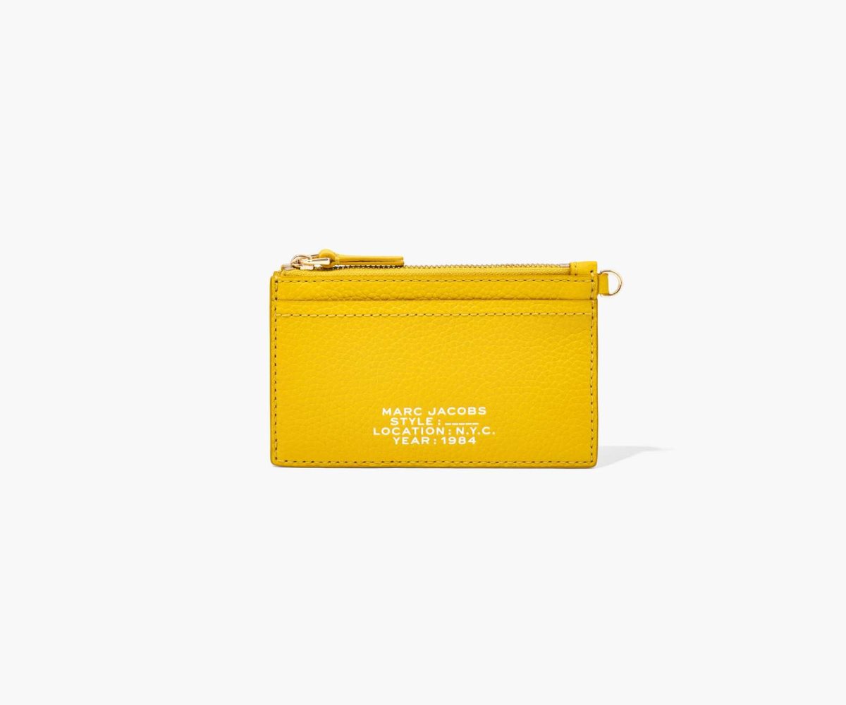 Marc Jacobs Cuero Top Zip Wristlet Naranjas | 4917582-VD