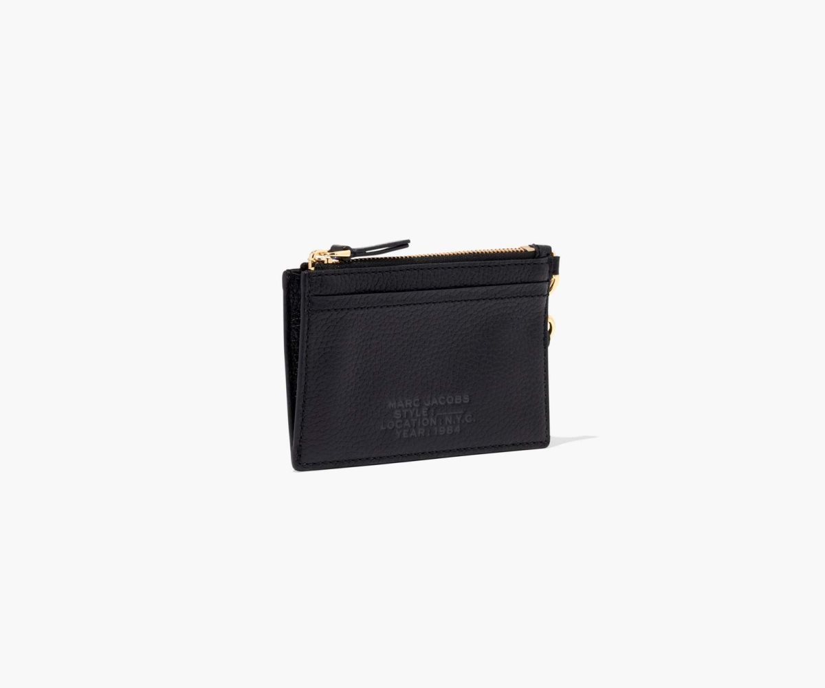 Marc Jacobs Cuero Top Zip Wristlet Negras | 7196524-AF