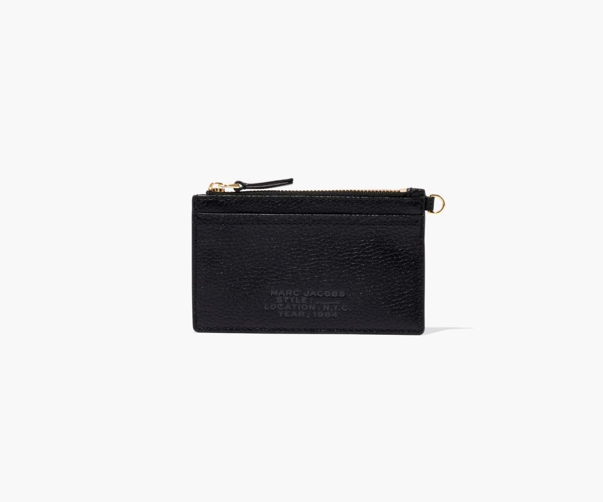 Marc Jacobs Cuero Top Zip Wristlet Negras | 7196524-AF