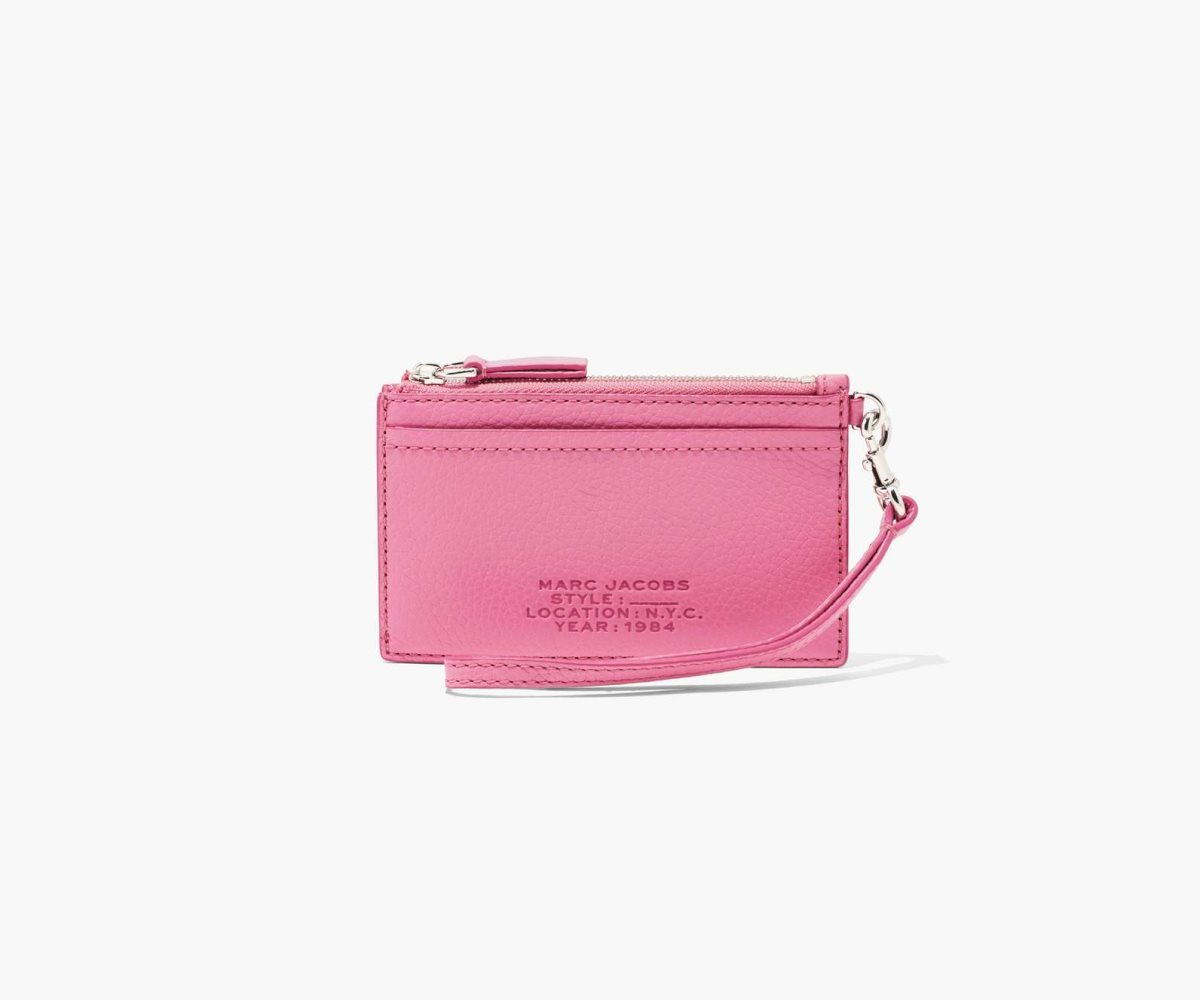 Marc Jacobs Cuero Top Zip Wristlet Rosas | 8046193-XC