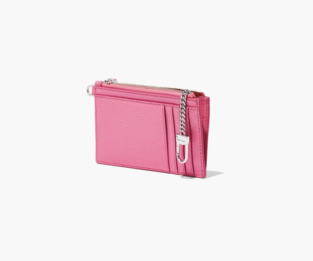 Marc Jacobs Cuero Top Zip Wristlet Rosas | 8046193-XC