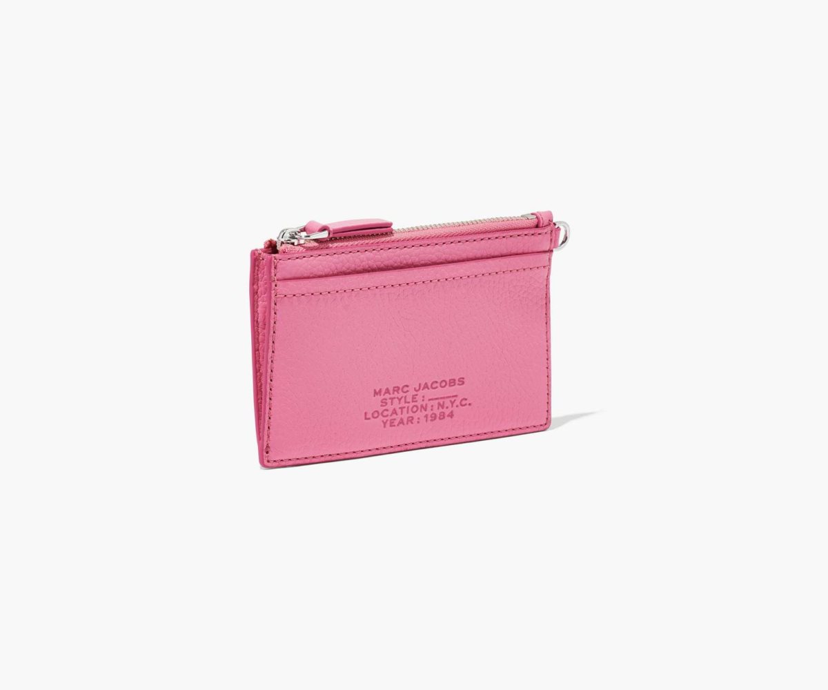 Marc Jacobs Cuero Top Zip Wristlet Rosas | 8046193-XC