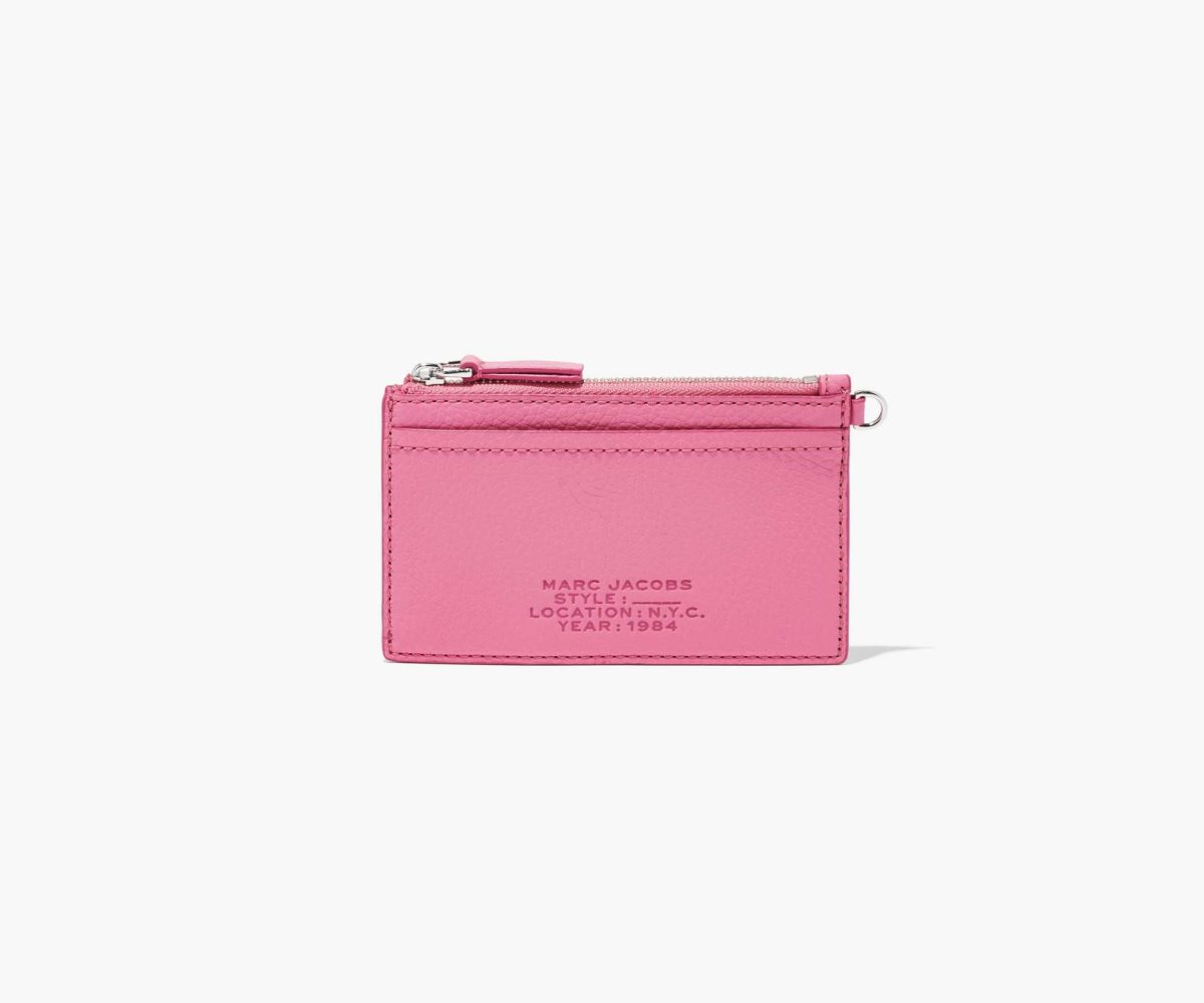 Marc Jacobs Cuero Top Zip Wristlet Rosas | 8046193-XC