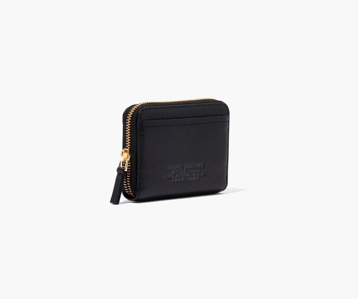 Marc Jacobs Cuero Zip Around Wallet Negras | 0654139-NF