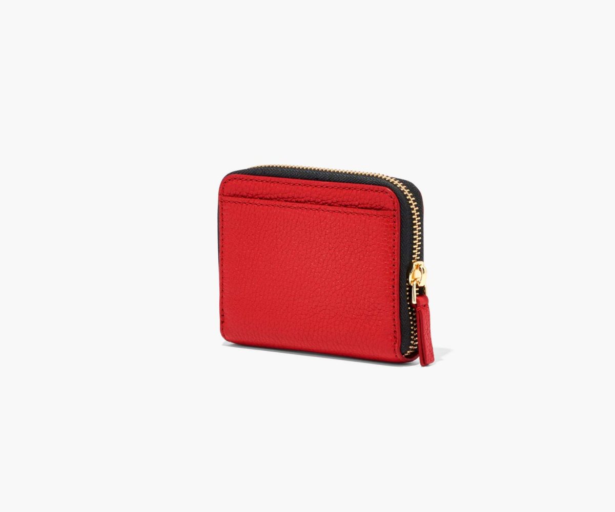 Marc Jacobs Cuero Zip Around Wallet Rojas | 9627354-WN