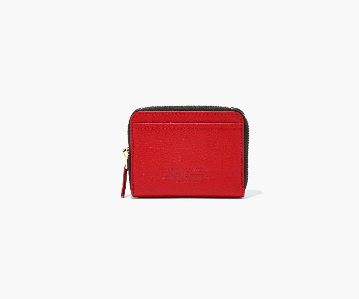 Marc Jacobs Cuero Zip Around Wallet Rojas | 9627354-WN