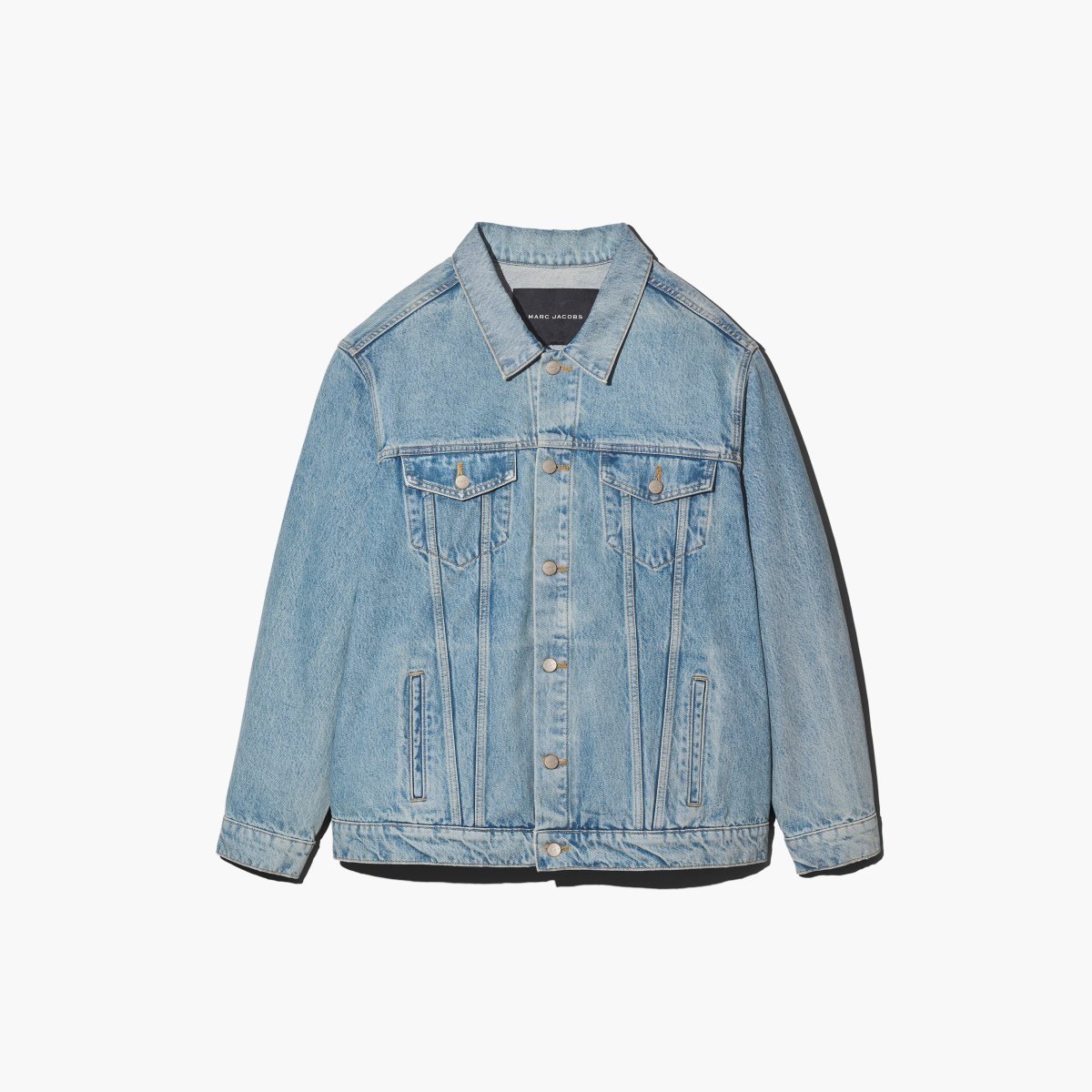 Marc Jacobs Denim Trucker Jacket Naranjas Azules | 4729801-HD