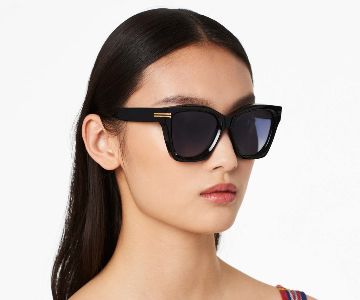 Marc Jacobs Icon Edge Oversized Square Sunglasses Negras | 1872435-WF