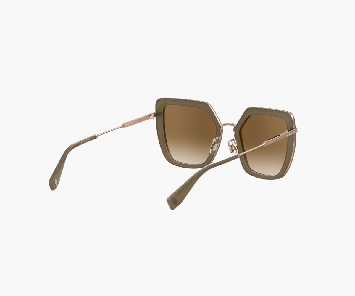 Marc Jacobs Icon Oversized Butterfly Sunglasses Doradas | 4839721-JH