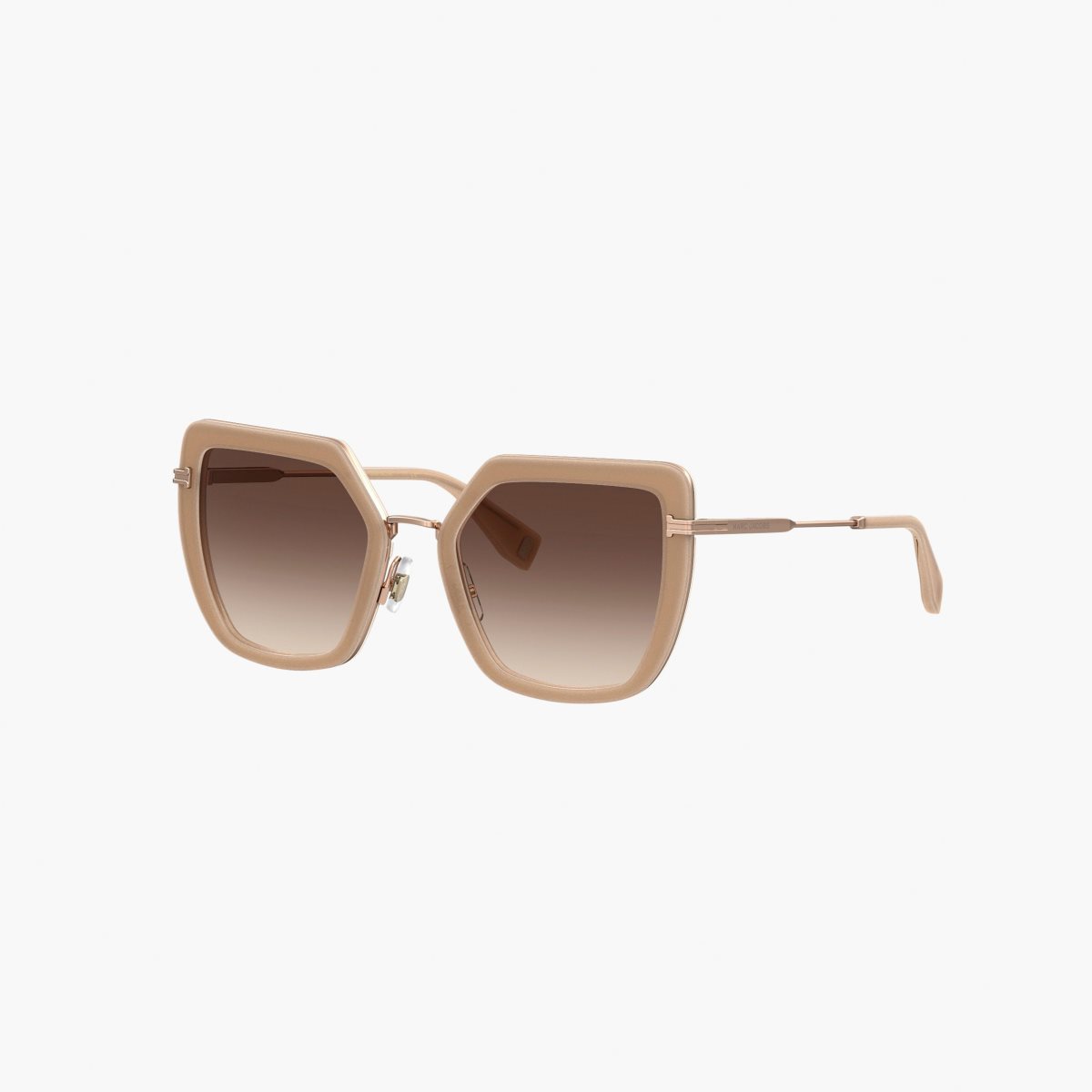 Marc Jacobs Icon Oversized Butterfly Sunglasses Beige Doradas | 8073956-MD