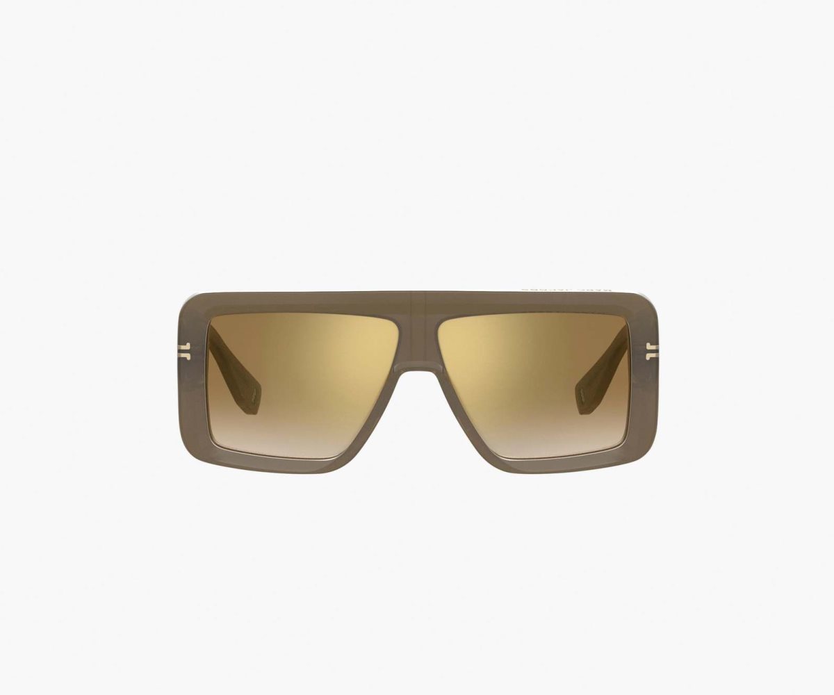 Marc Jacobs Icon Rectangular Sunglasses Verde Oliva | 5264038-HZ