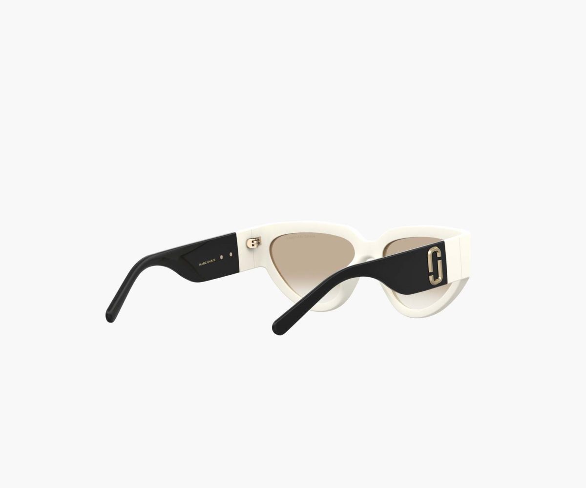 Marc Jacobs J Marc Cat Eye Sunglasses Blancas Negras | 5164870-JL