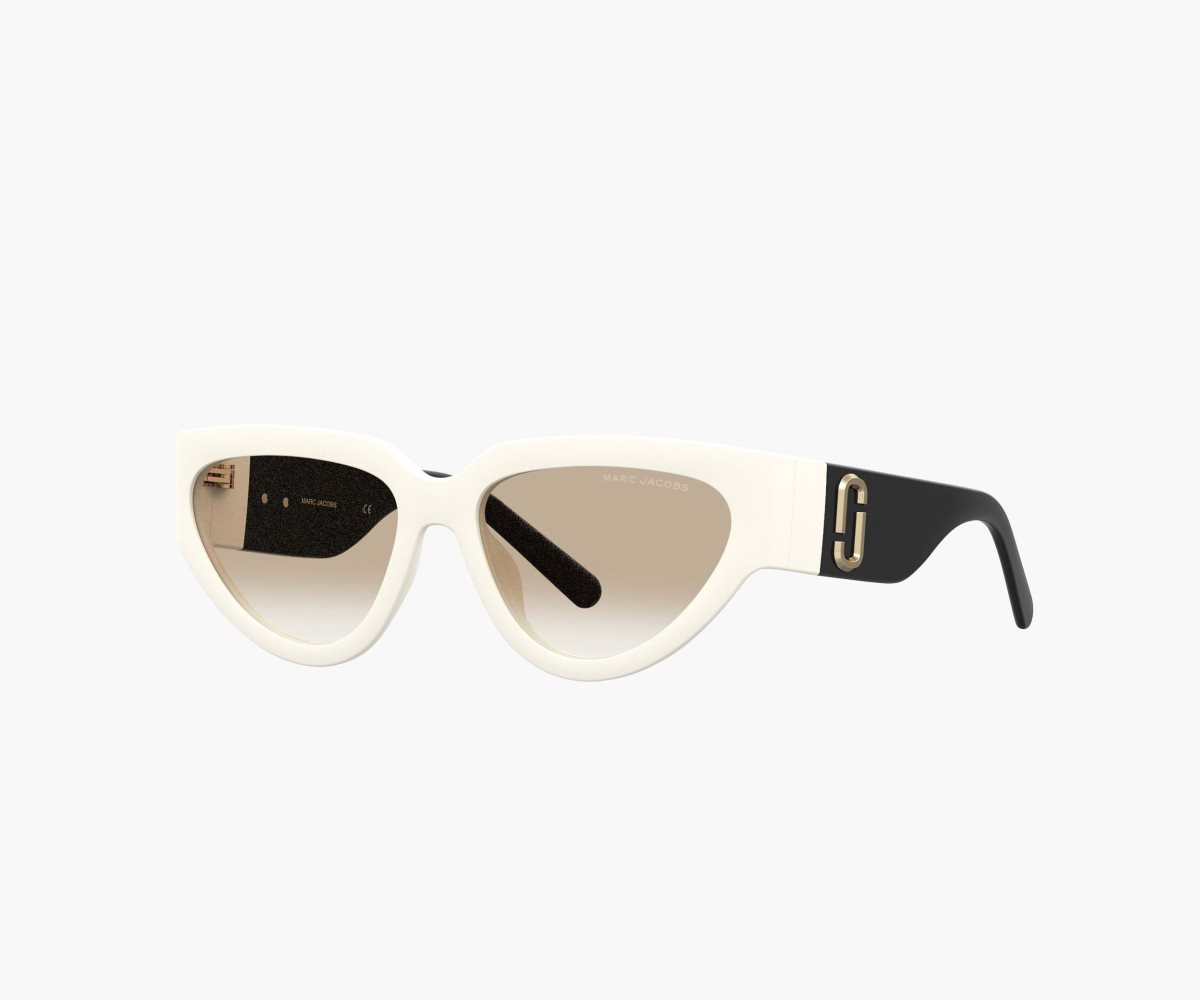 Marc Jacobs J Marc Cat Eye Sunglasses Blancas Negras | 5164870-JL