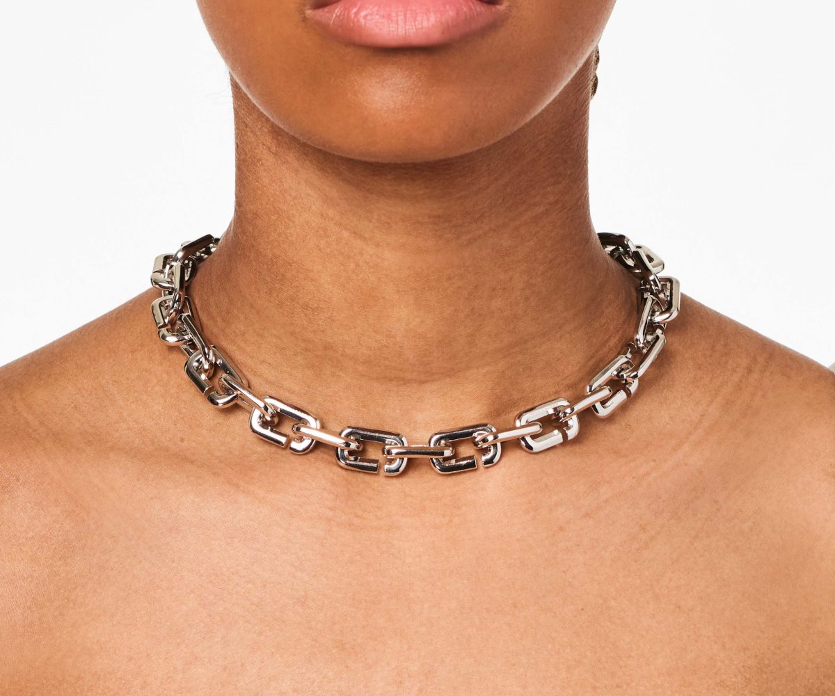 Marc Jacobs J Marc Chain Link Necklace Plateadas | 8371256-AJ