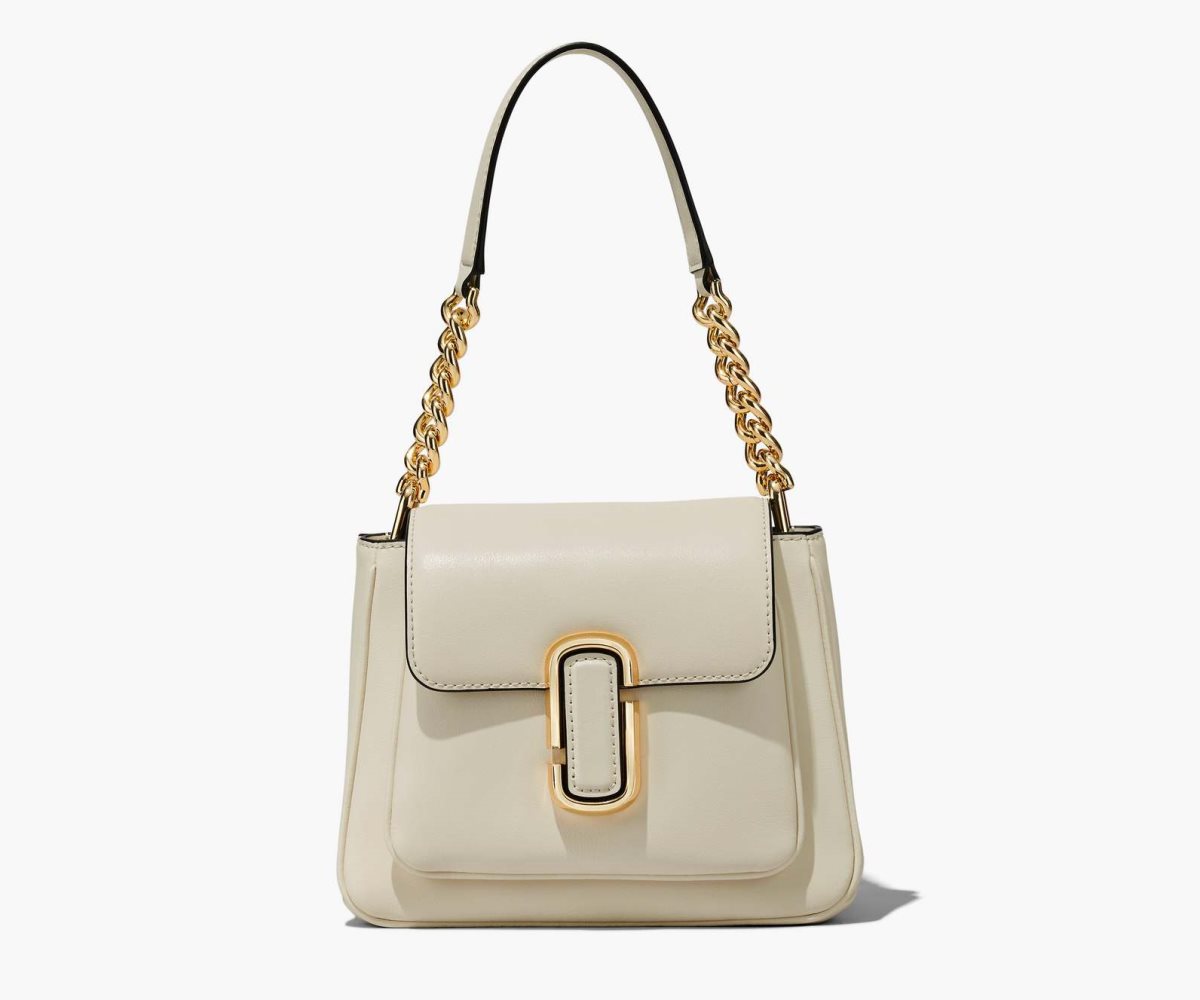 Marc Jacobs J Marc Chain Mini Satchel Blancas | 7584931-ZR