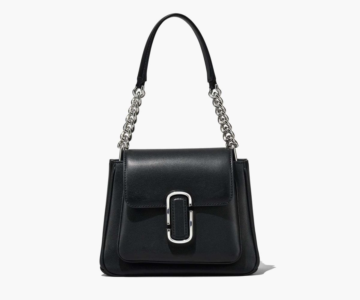 Marc Jacobs J Marc Chain Mini Satchel Negras Plateadas | 7342985-YT