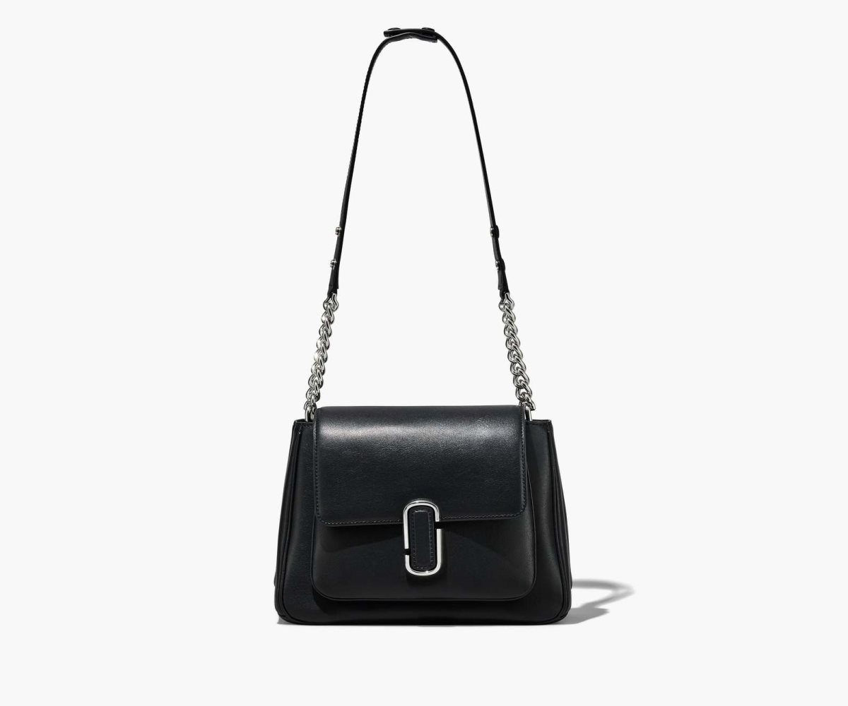 Marc Jacobs J Marc Chain Satchel Negras Plateadas | 7402351-CY