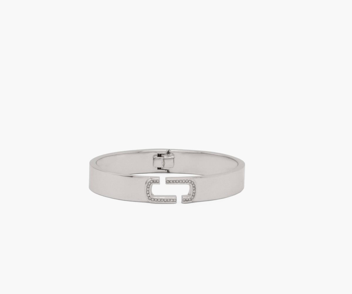 Marc Jacobs J Marc Crystal Bangle Plateadas | 2985036-OL