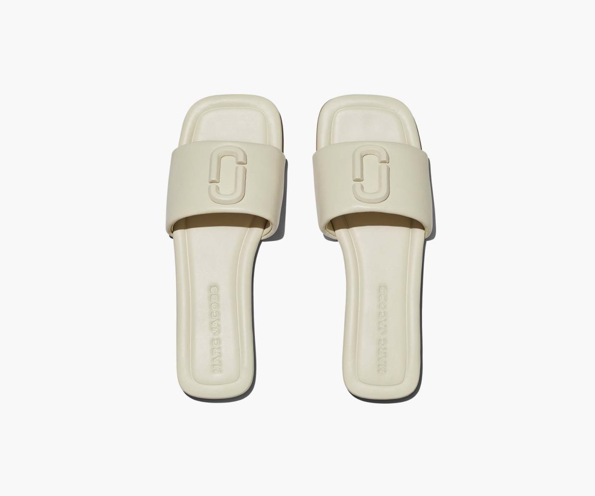 Marc Jacobs J Marc Cuero Sandal Blancas | 0251978-PQ