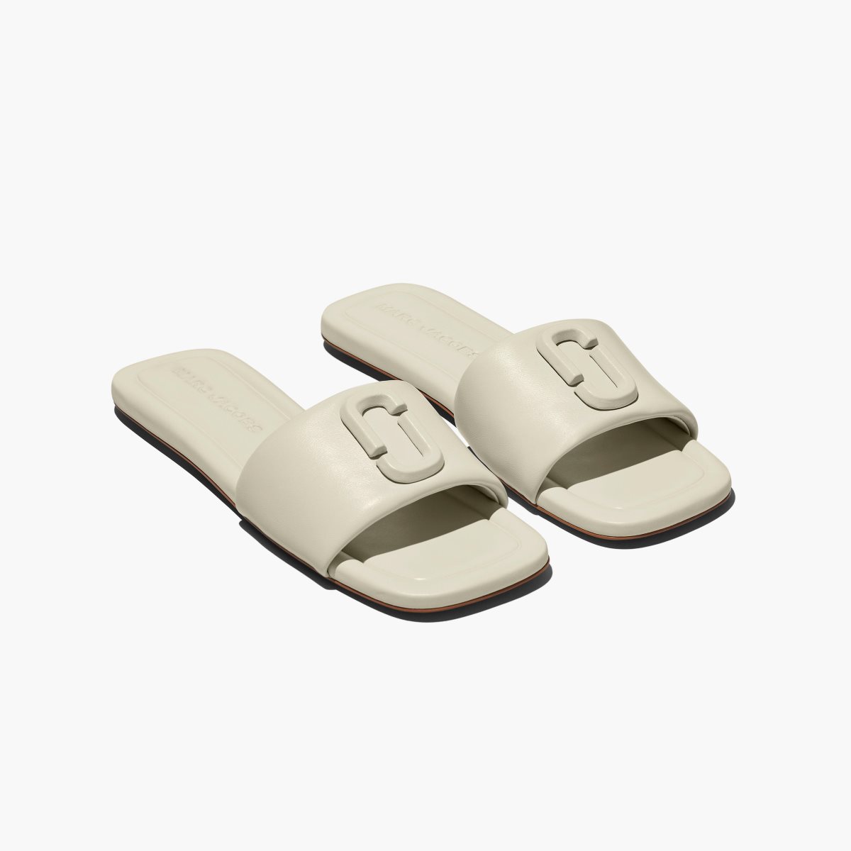 Marc Jacobs J Marc Cuero Sandal Blancas | 0251978-PQ