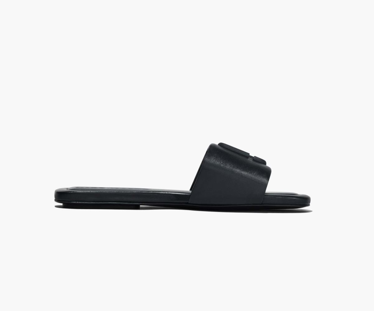 Marc Jacobs J Marc Cuero Sandal Negras | 5463128-XG