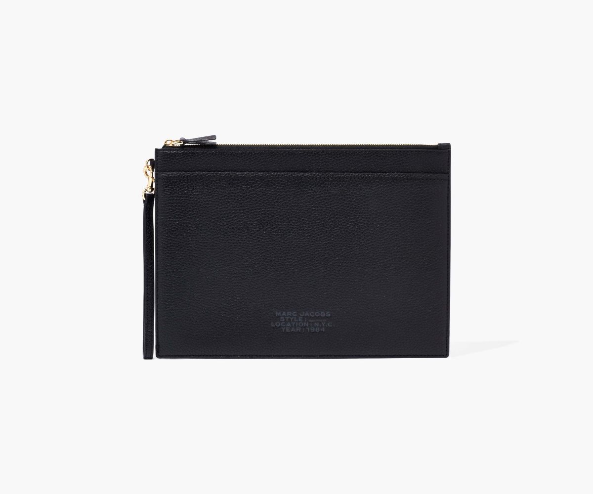 Marc Jacobs Large Cuero Wristlet Negras | 9527410-QV