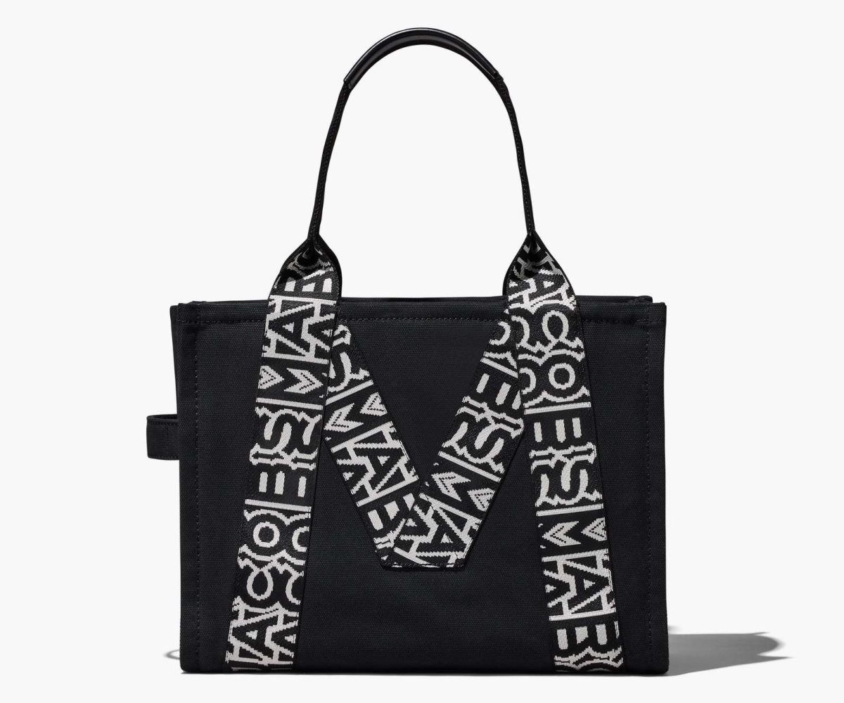 Marc Jacobs M Large Tote Bag Negras Blancas | 6821594-HA