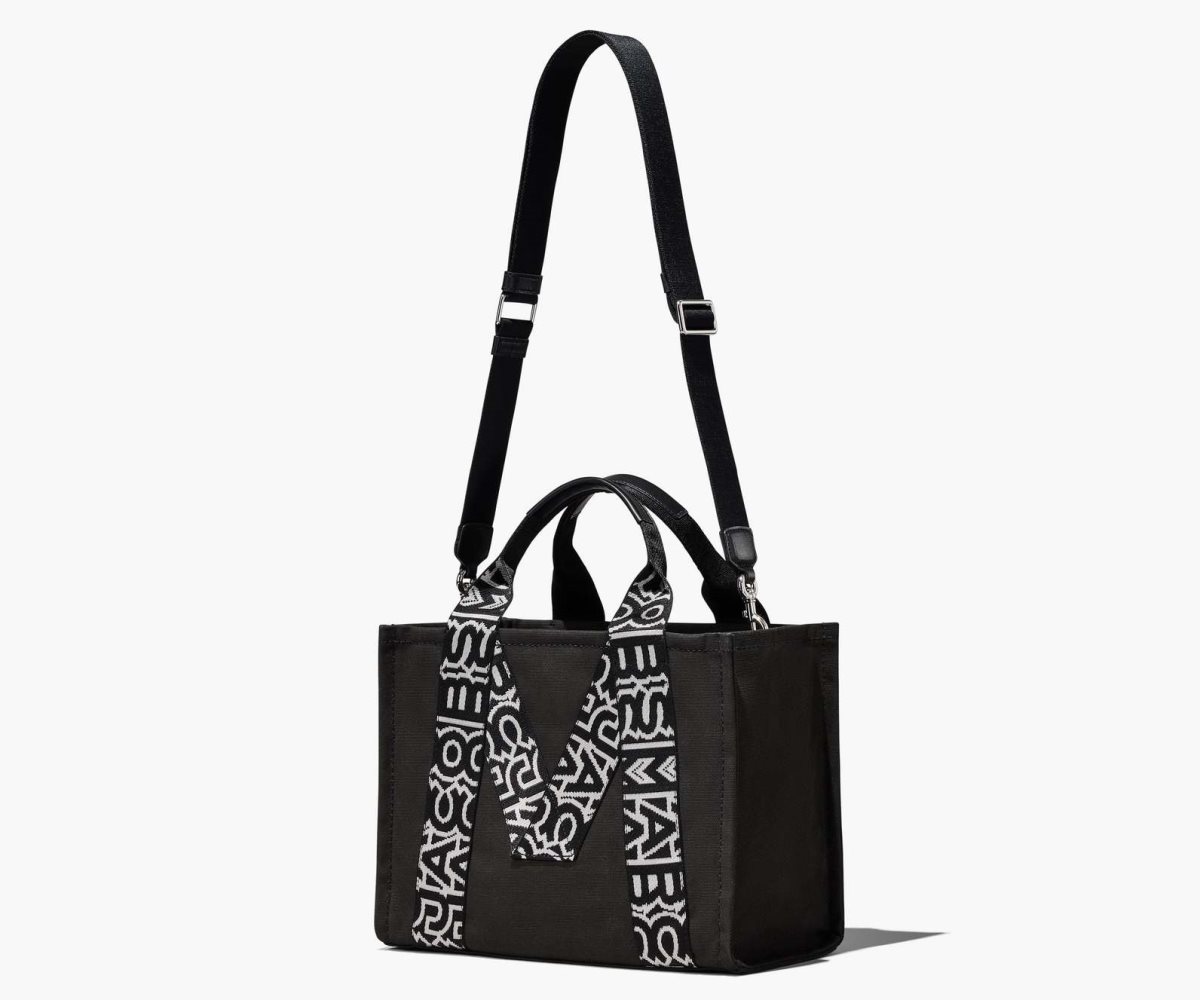 Marc Jacobs M Medium Tote Bag Negras Blancas | 6509127-QV