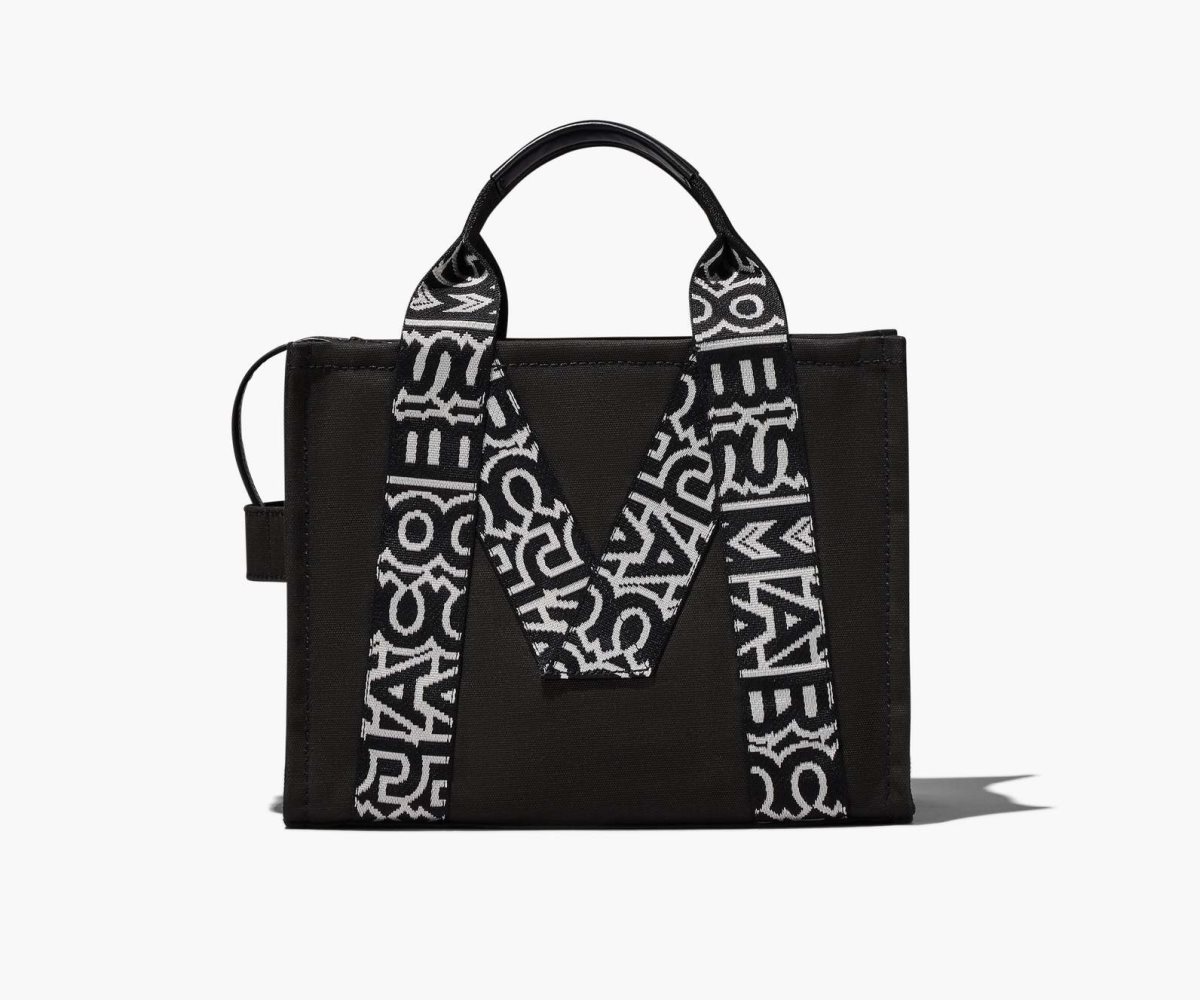 Marc Jacobs M Medium Tote Bag Negras Blancas | 6509127-QV