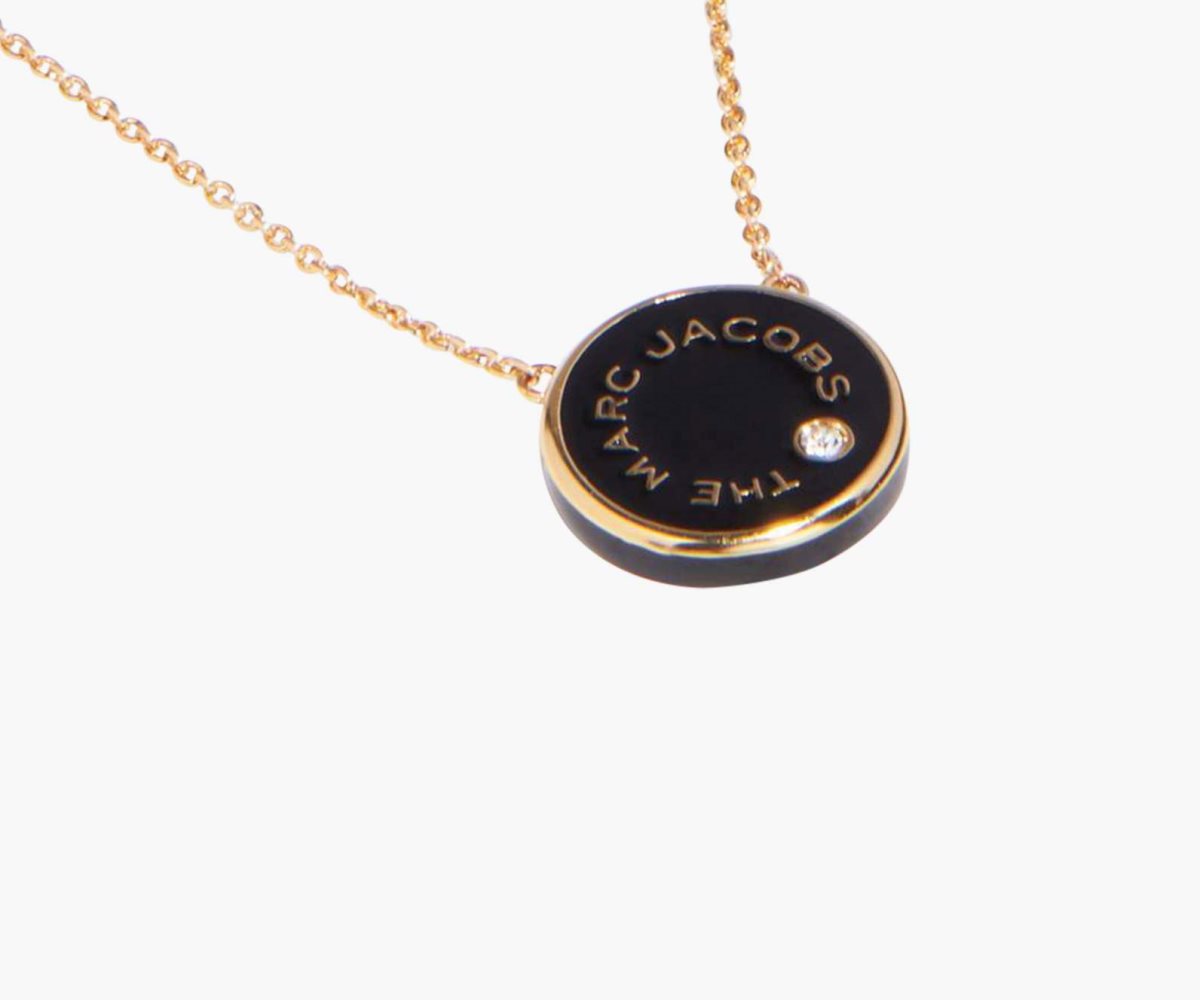 Marc Jacobs Medallion Pendant Creme Doradas | 8930157-HK