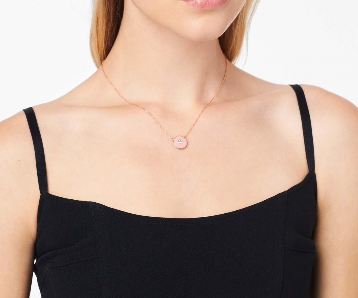 Marc Jacobs Medallion Pendant Marrones Rosas Doradas | 8715604-CM