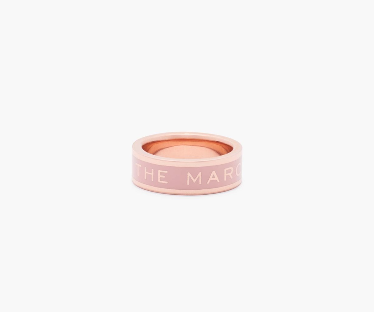 Marc Jacobs Medallion Ring Marrones Rosas Doradas | 1803624-XQ