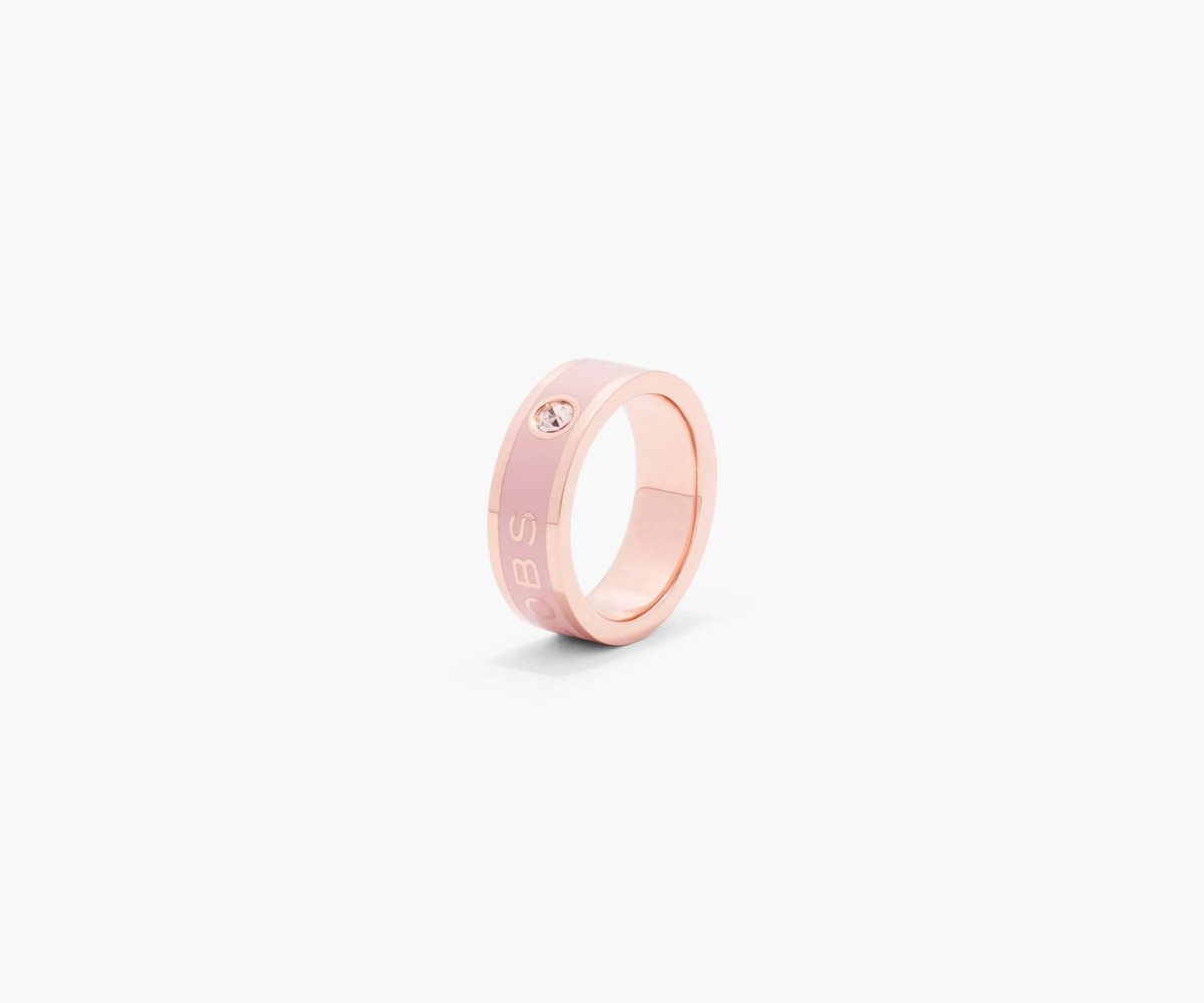 Marc Jacobs Medallion Ring Marrones Rosas Doradas | 1803624-XQ