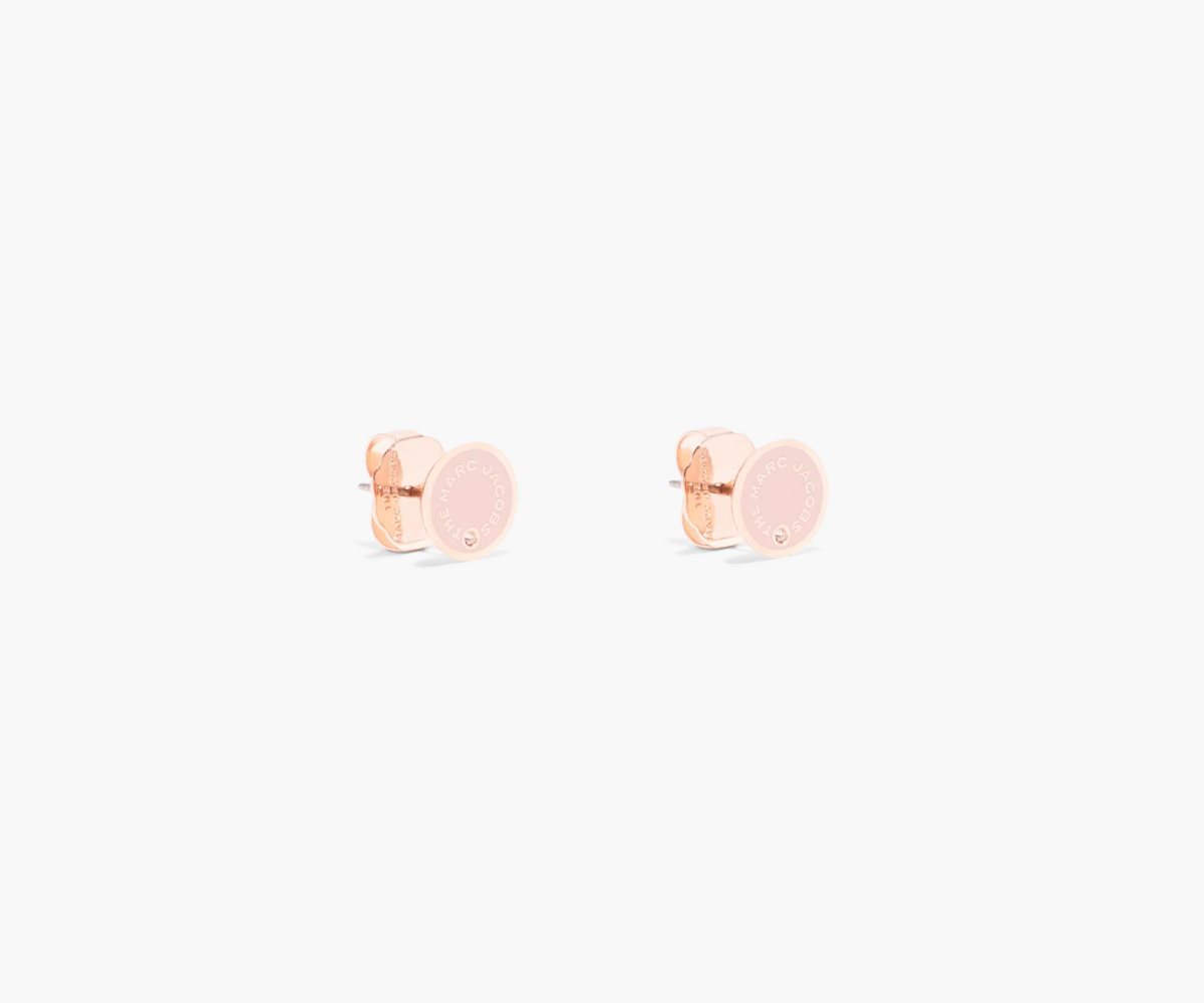 Marc Jacobs Medallion Studs Marrones Rosas Doradas | 8093154-QJ