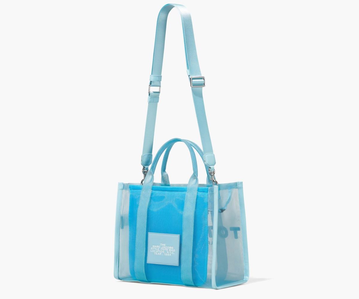 Marc Jacobs Mesh Medium Tote Bag Azules | 3046198-BU