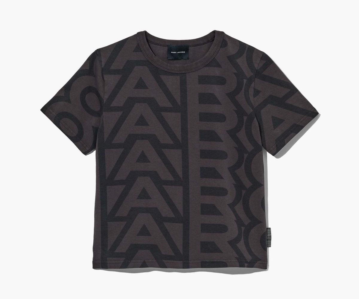 Marc Jacobs Monogram Baby T-Shirt Negras Gris | 0973625-JE