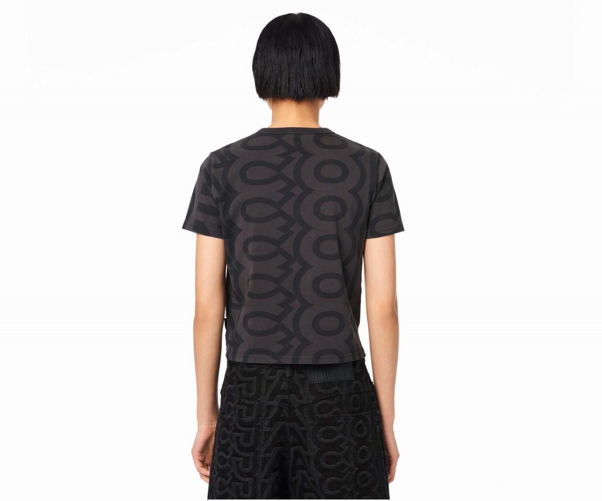 Marc Jacobs Monogram Baby T-Shirt Negras Gris | 0973625-JE