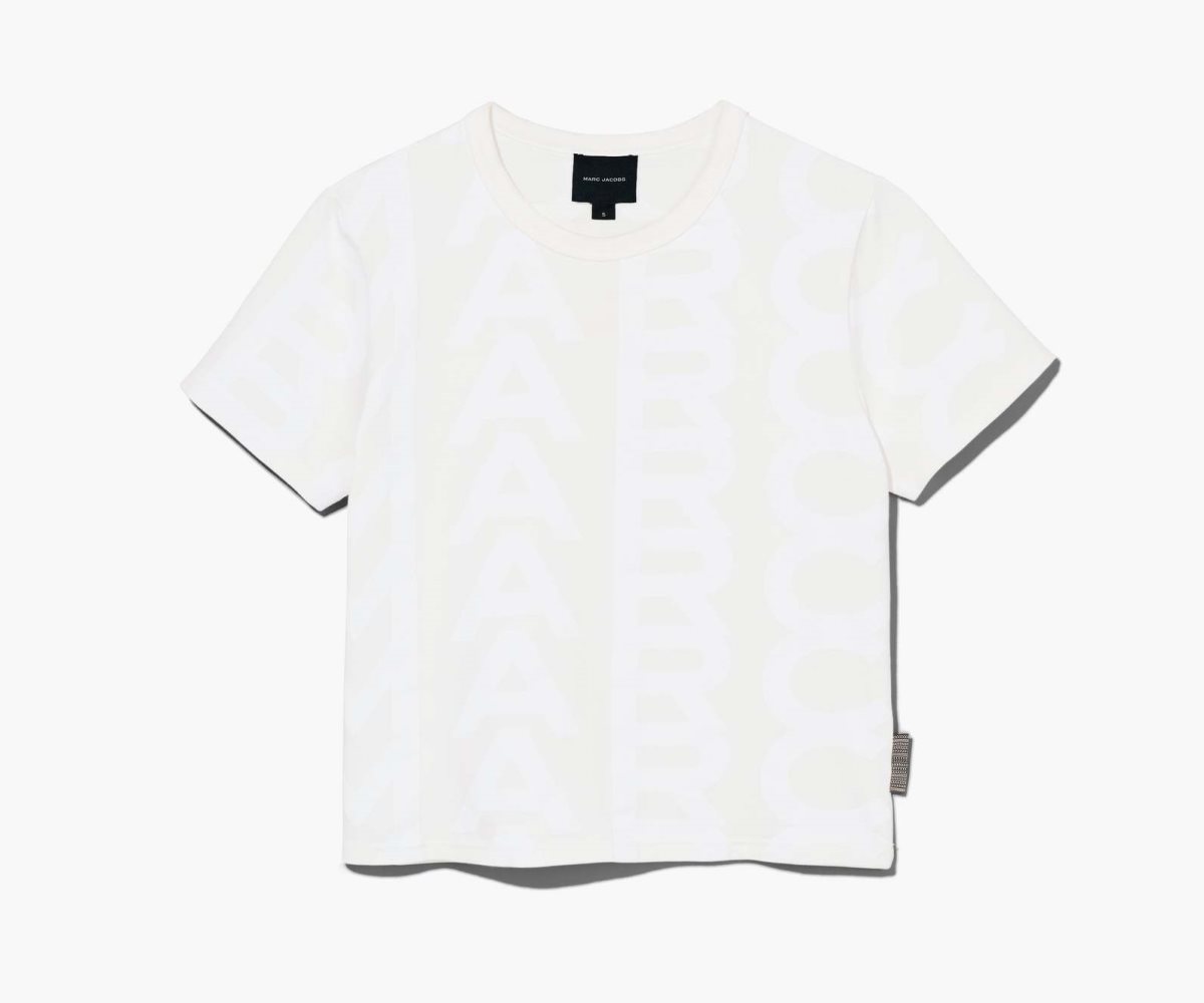 Marc Jacobs Monogram Baby Tee Blancas | 0815469-VT