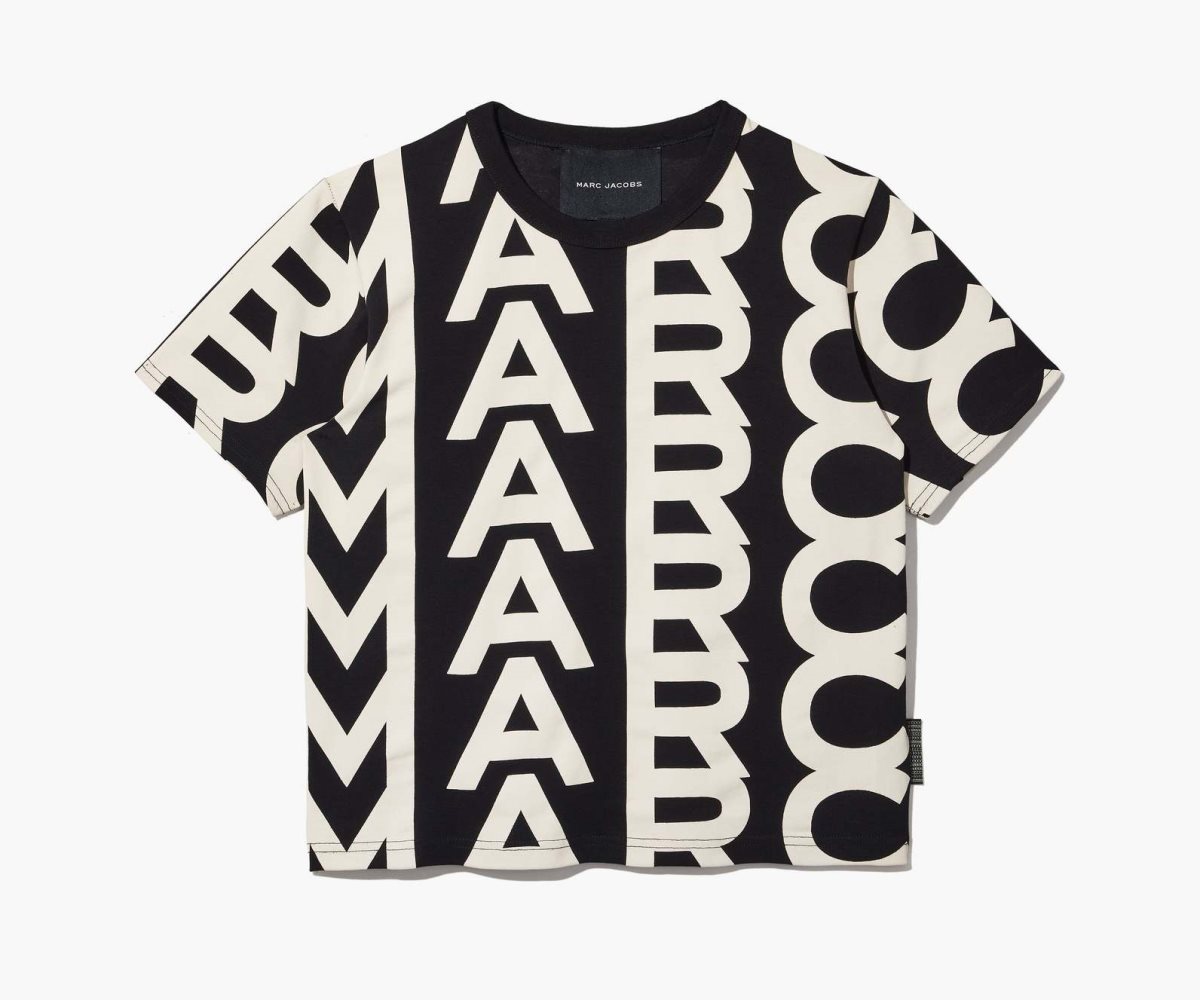 Marc Jacobs Monogram Baby Tee Negras Blancas | 3078961-ID