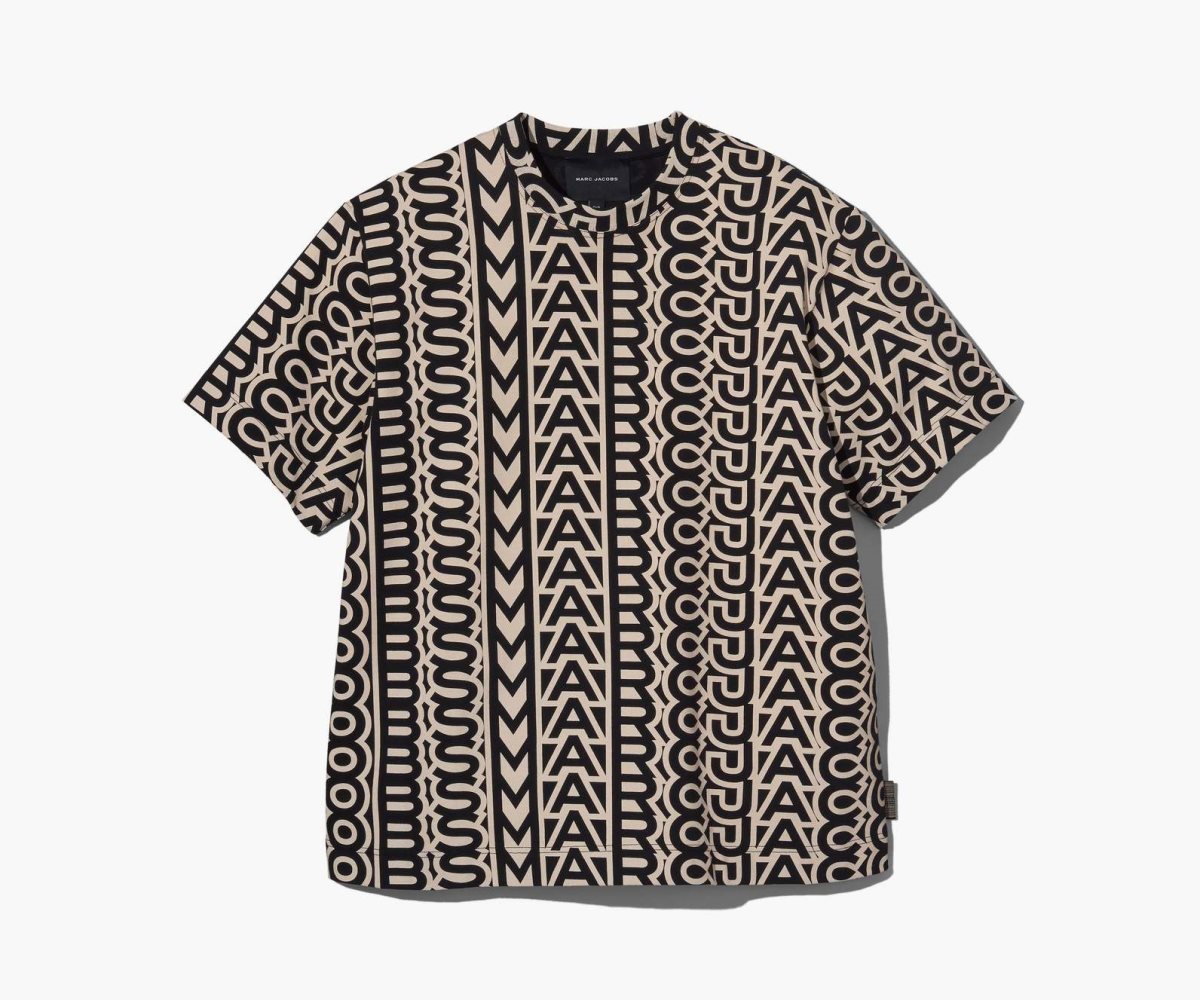 Marc Jacobs Monogram Big T-Shirt Negras Blancas | 3205914-OX