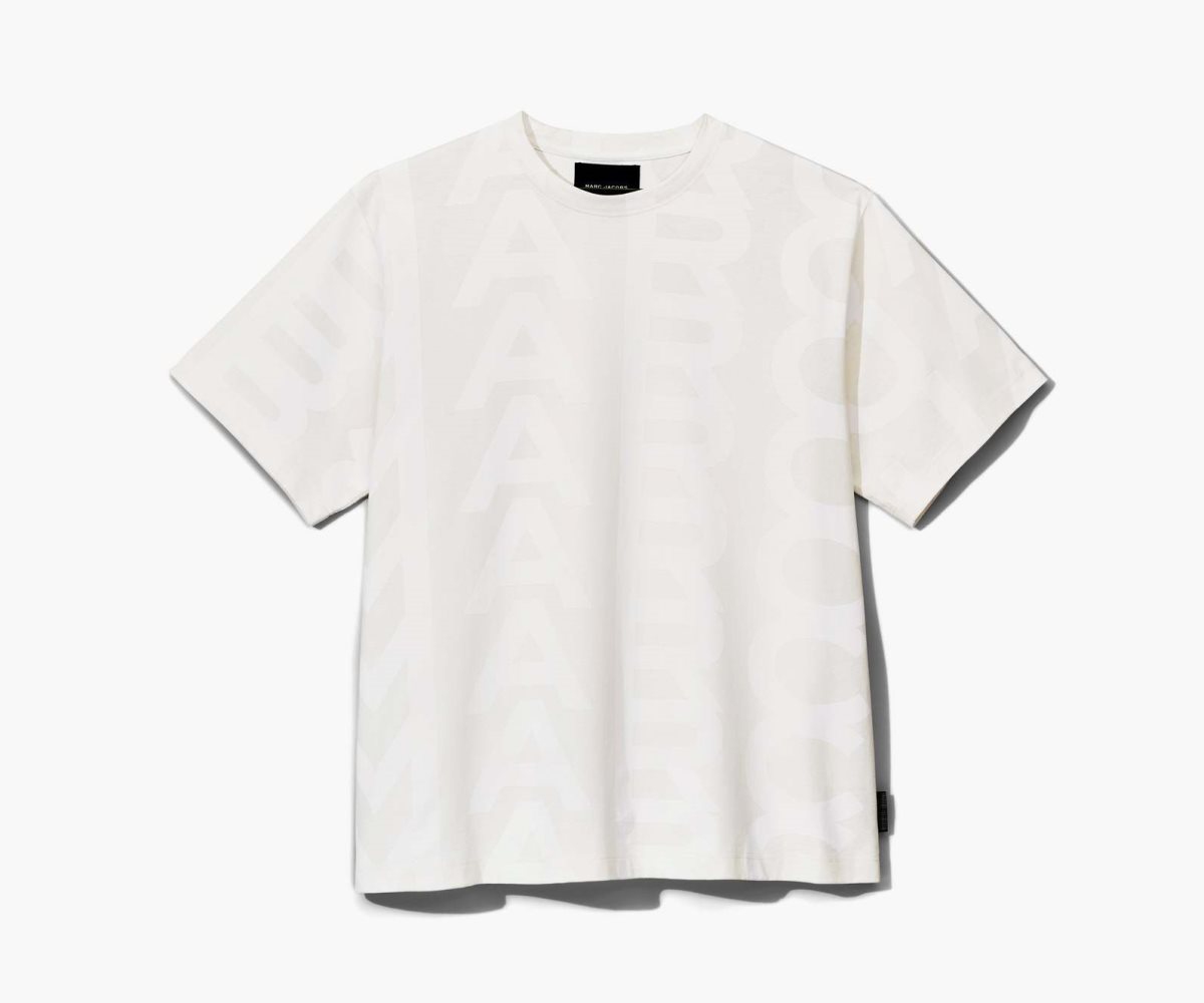 Marc Jacobs Monogram Big Tee Blancas | 6159378-YB