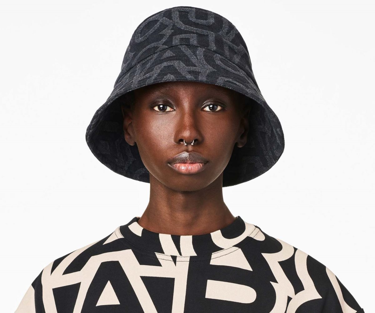 Marc Jacobs Monogram Bucket Hat Negras | 4986025-GX