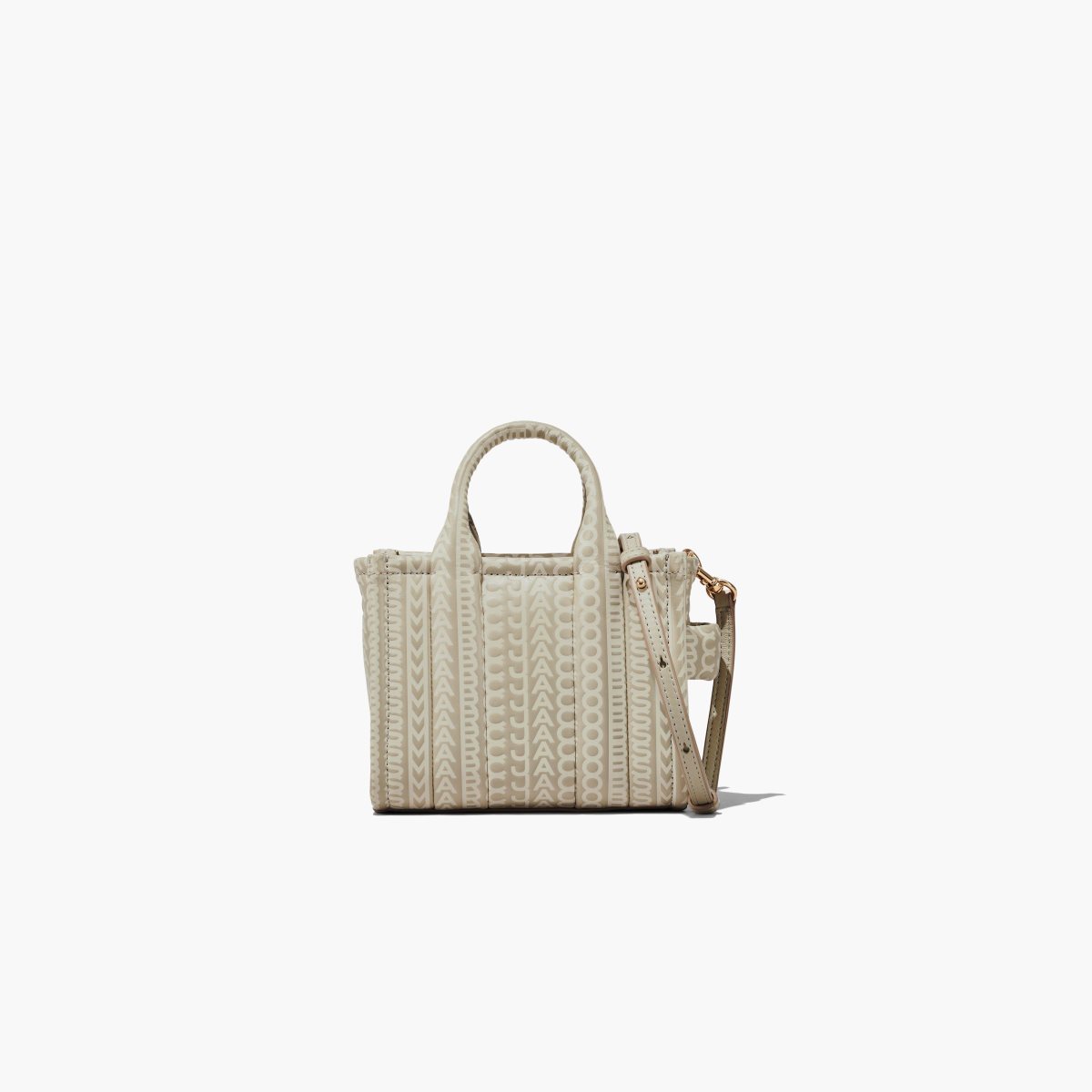 Marc Jacobs Monogram Cuero Micro Tote Kaki | 1238594-OM