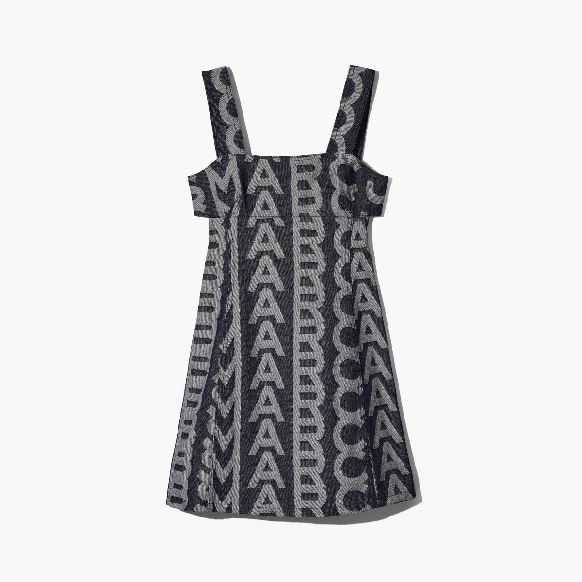 Marc Jacobs Monogram Denim Cutout Vestido Azules | 6185297-ZA