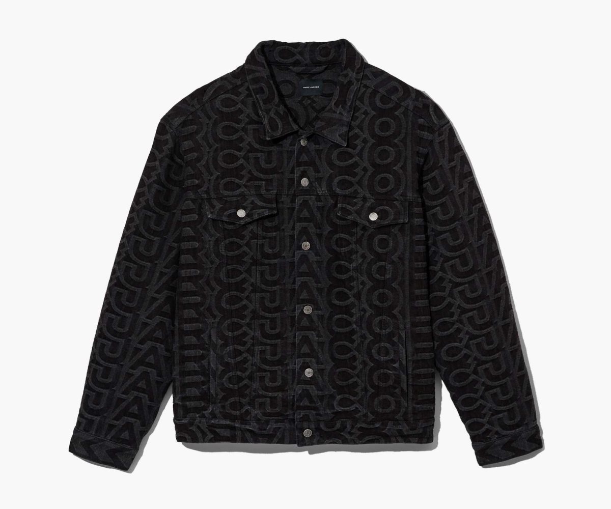 Marc Jacobs Monogram Denim Jacket Negras | 5368209-RF