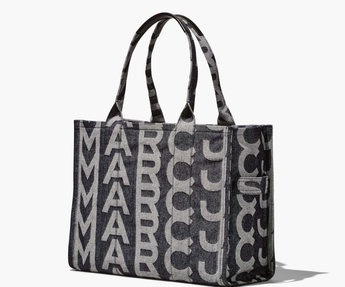 Marc Jacobs Monogram Denim Large Tote Azules | 9684752-HA