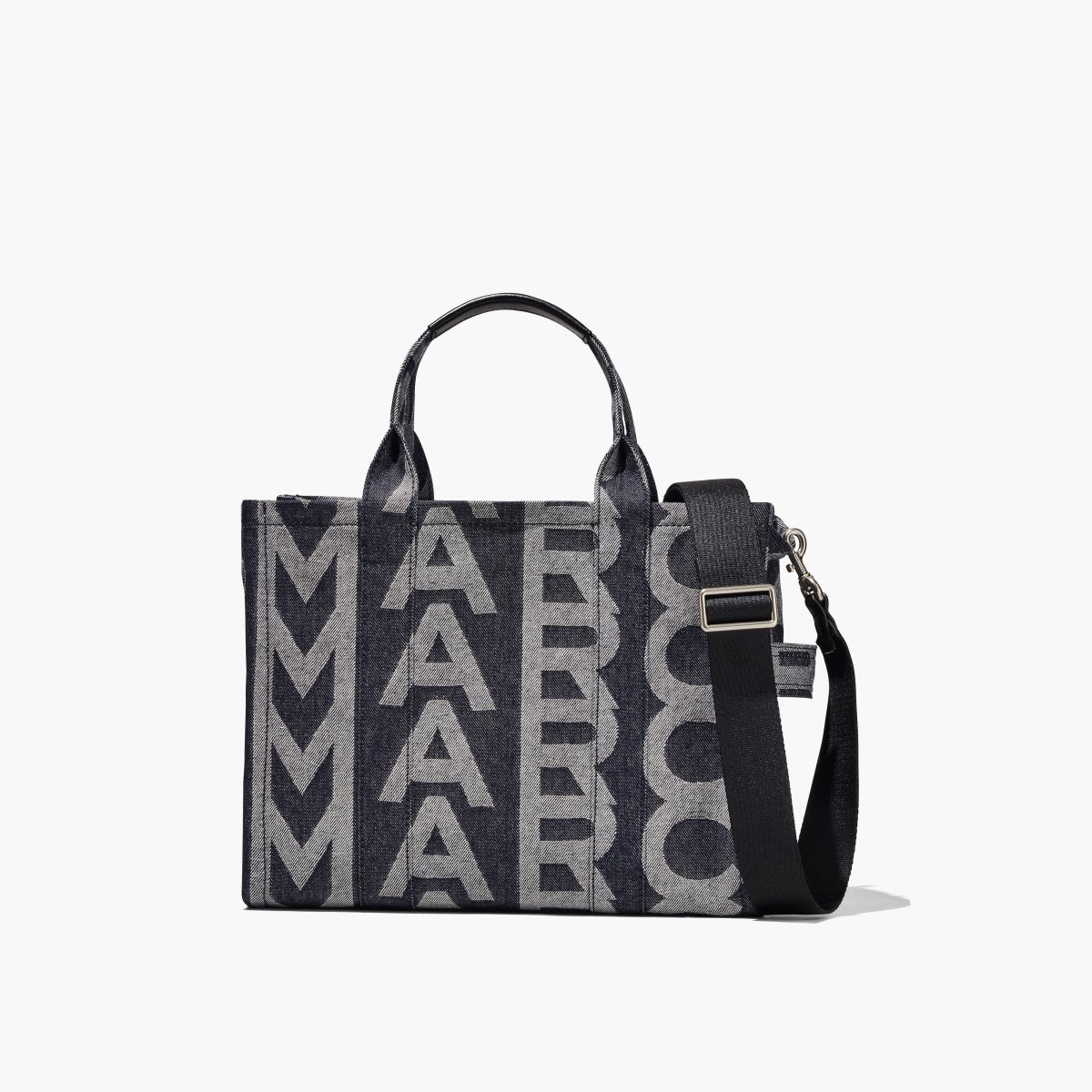 Marc Jacobs Monogram Denim Medium Tote Bag Azules | 3410562-YR